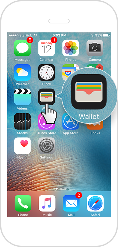 Setup with Apple Pay Step 1