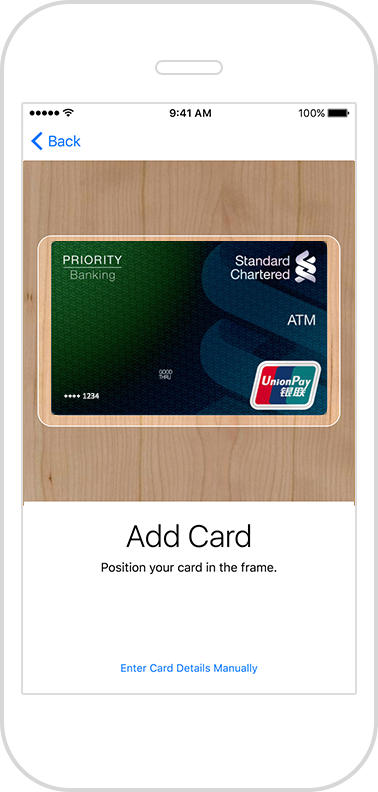 Setup with Apple Pay Step 3