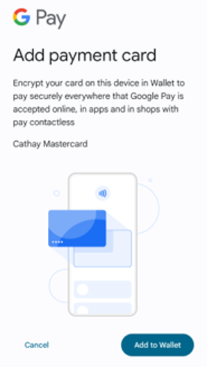 Samsung pay Step 5.1