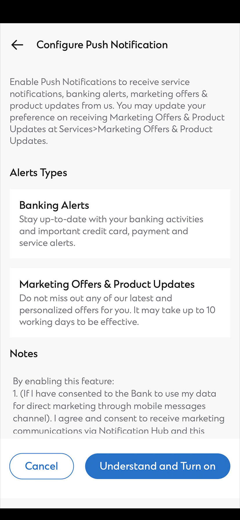 New to SC Mobile on Activate Push Notification in one go during SC Mobile Key registration Step 6