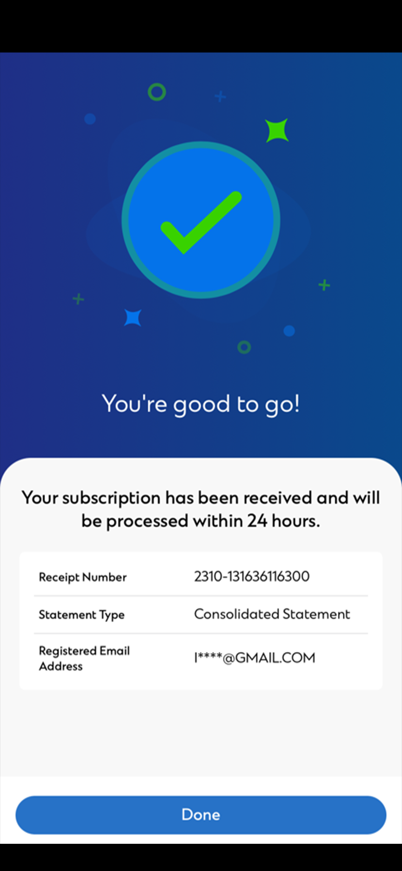 Subscribe and view eStatements on SC Mobile Step 8