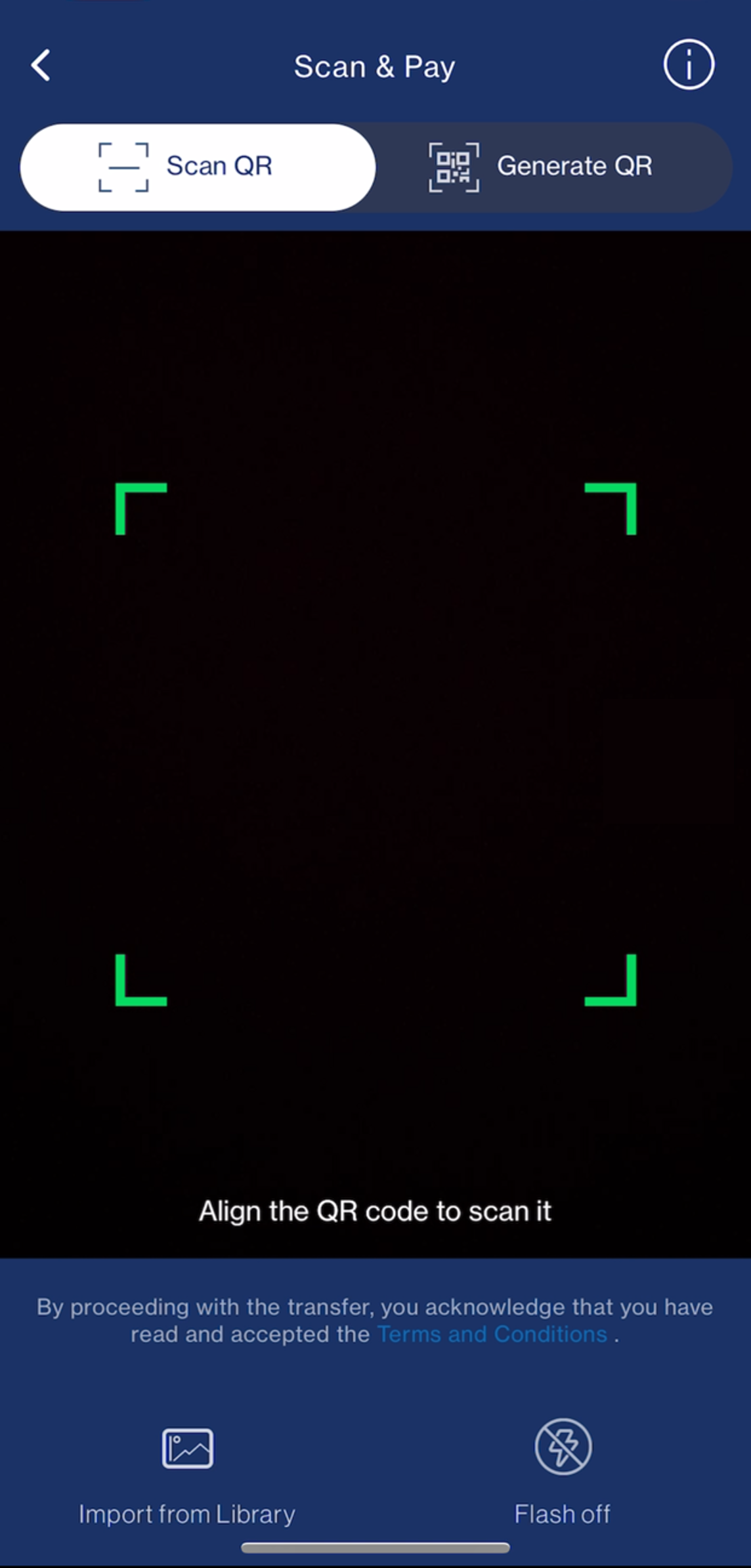 Scan QR code or import from your phone album