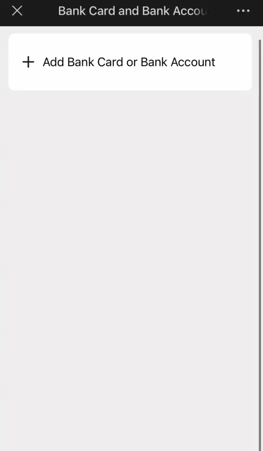 Select “Add Credit Card or Bank Account” and choose “(003) Standard Chartered Bank (HK)” from bank accounts