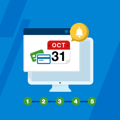 Hk credit card new starter kit x payment due date alert