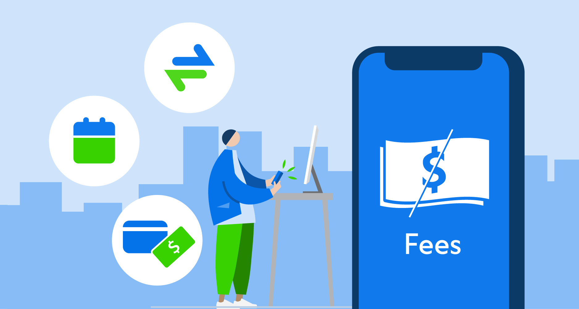 No Fees cartoons image