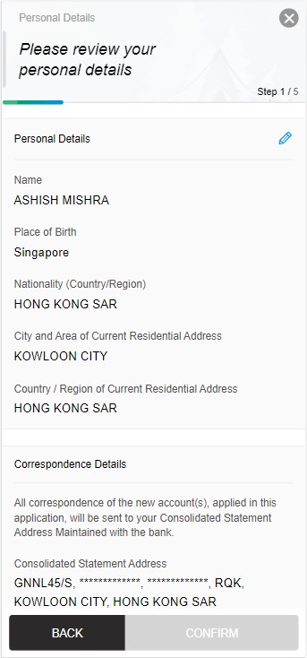 Step personal details eng