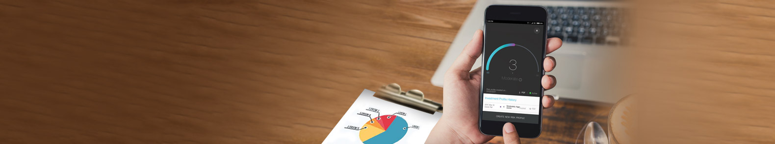 hands using mobile phone to enjoy SC mobile investment features