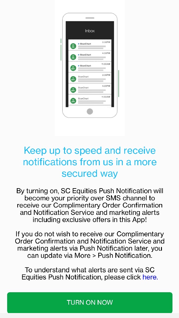 How to activate Push Notification Step 3