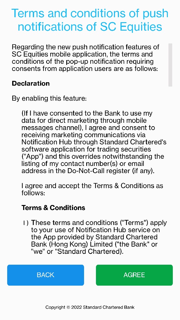 How to activate Push Notification Step 4